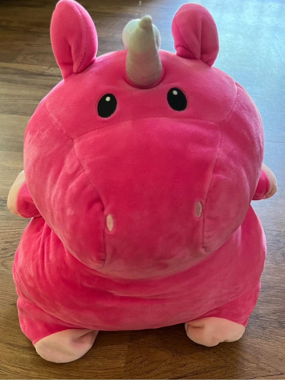 Spark Pink Chubby Unicorn 15” tall Soft Plush